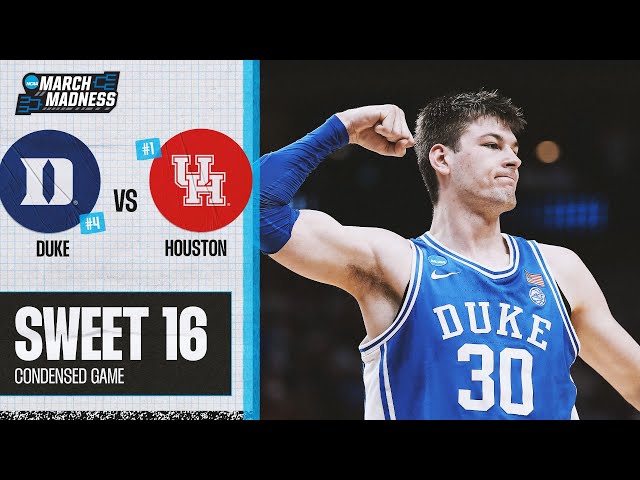 Duke vs. Houston - Sweet 16 NCAA tournament extended highlights