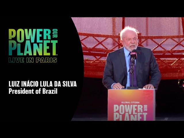 Brazil's President Lula Pledges Zero Deforestation in the Amazon | Power Our Planet: Live in Paris