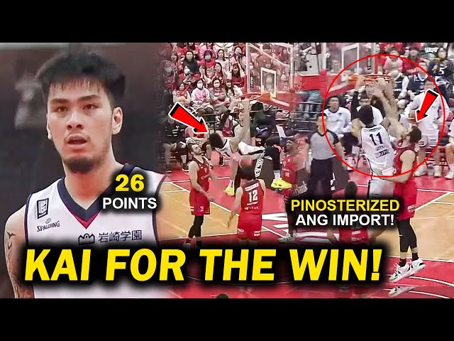 KAI SOTTO FOR THE WIN! | Naghalimaw si KAI Pinosterized pa ang IMPORT NG CHIBA | Highlights