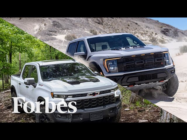 Off-Road Pickup Trucks: Silverado ZR2 Bison vs. F-150 Raptor R | Forbes