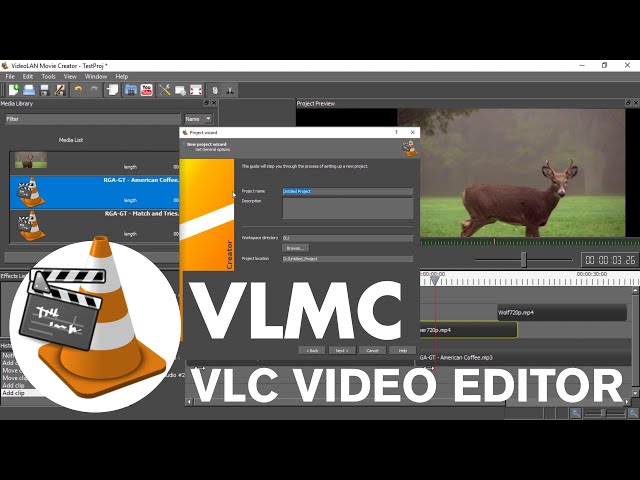 VLC Video Editor - VLMC Video Editing (I actually tried!)