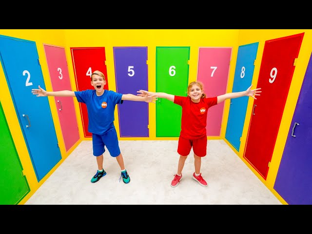 Vania und Mania öffnen 10 magische Türen! ✨ Lustiges Video für Kinder