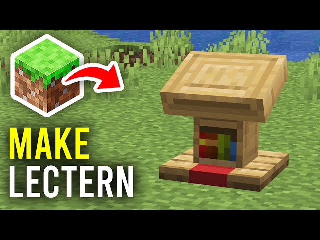 How To Make Lectern In Minecraft - Full Guide