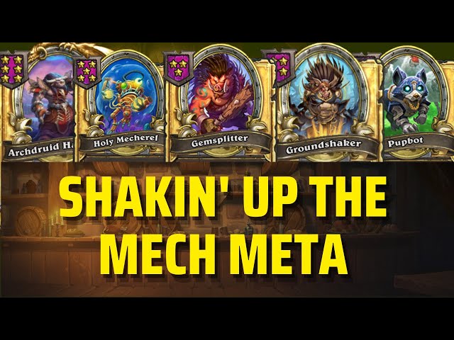 Shakin' Up the Mech Meta!!! | Hearthstone Battlegrounds Gameplay | Patch 21.3 | bofur_hs