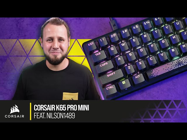 Kompakt, leise und schnell! CORSAIR K65 PRO MINI 65% Gaming-Tastatur feat. @Nilson1489 🤏🏃