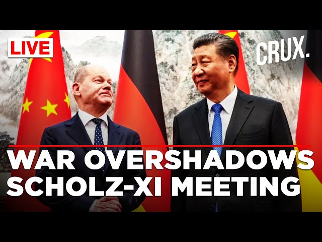 German Chancellor Olaf Scholz Speaks In China After Meeting Xi Jinping Amid Ukraine & Gaza War