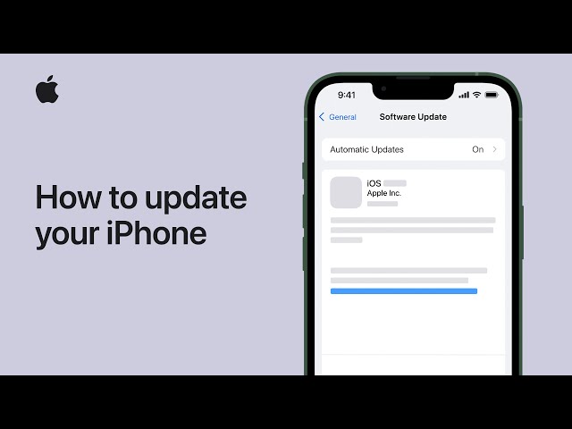 How to update your iPhone | Apple Support