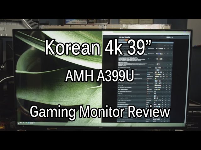 Affordable 39" 4k Gaming Monitor - The AMH A399U