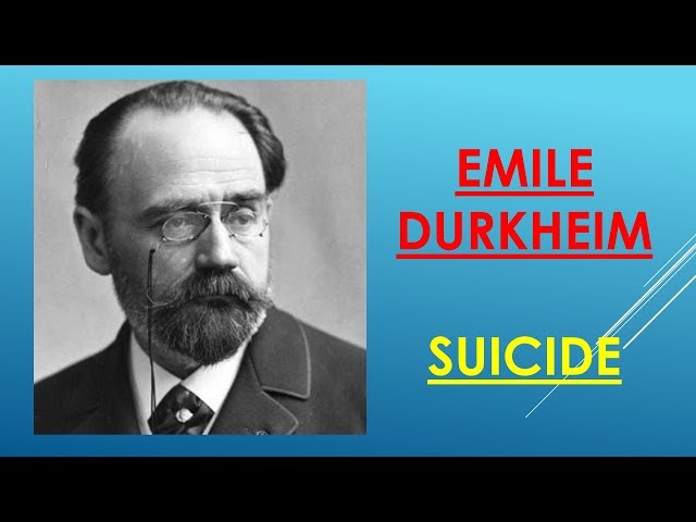Sociology for UPSC : Durkheim - THEORY OF SUICIDE - Lecture 72