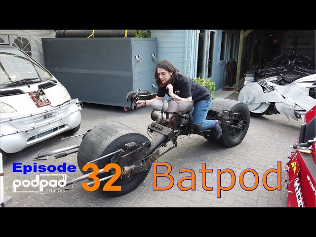 Building the Steampod. Hand made real Batpod, Batbike. The Dark Knight films Podpadstudios S1 Ep 32