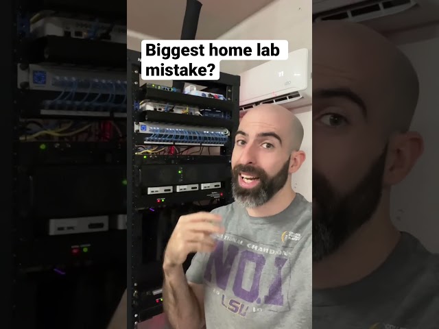 Tell me your home lab mistakes 😬