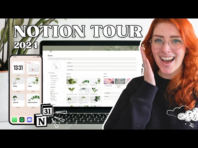 This Notion set-up took 5+ years to build - Notion 2024 tour [including FREE template]
