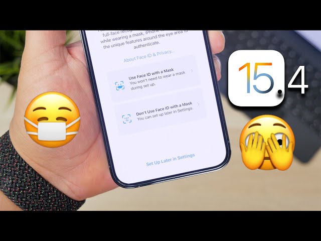 What's New in iOS 15.4! Face ID with Face Mask, New Emojis, and Universal Control!