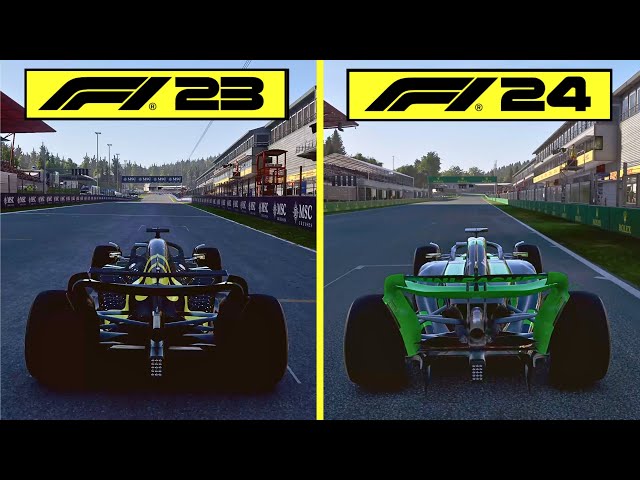 F1 24 vs F1 23 Early Graphics Comparison | All Tracks revealed so far | RTX 4080