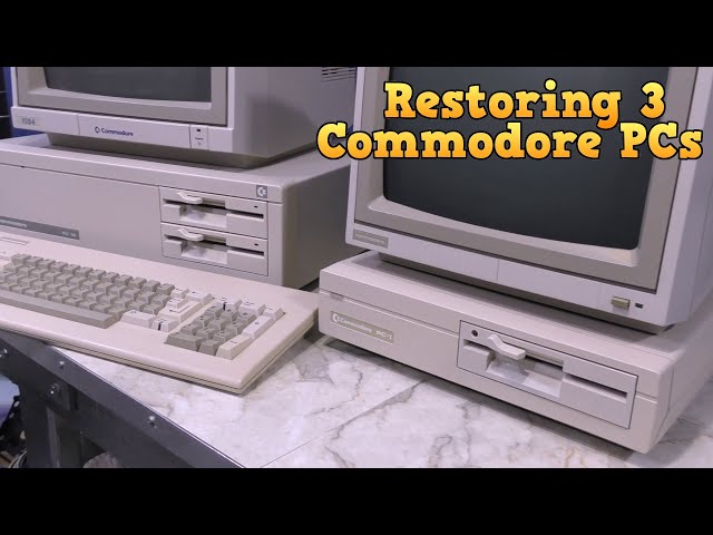 Restoring three Commodore PC-compatibles