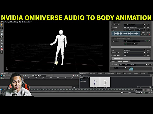 NVIDIA Omniverse Audio to Gesture