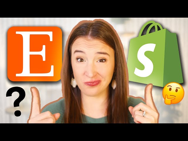 SHOPIFY vs ETSY- Which platform should you sell on? 🧐