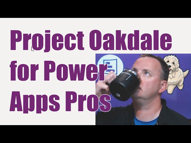 Power Apps, Power Automate, Microsoft Teams, and Project Oakdale preview for Pros