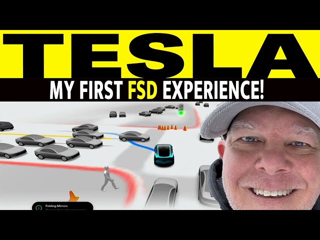 My First Experience With Tesla's FSD Full Self Driving!