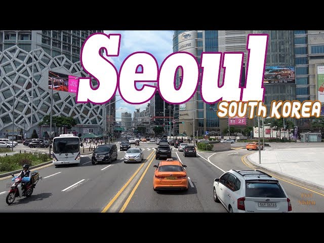 Seoul South Korea 4K .City - Sights - People