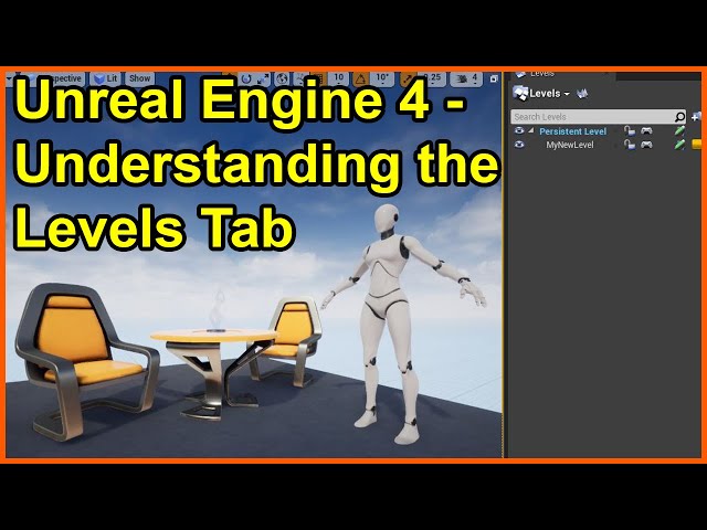 Unreal Engine: Understanding Maps, Levels, and Sublevels using the Levels Tab.