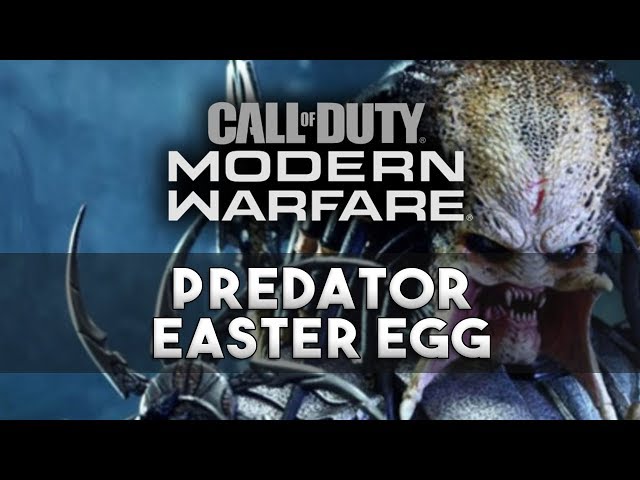 Call of Duty Modern Warfare - Predator Easter Egg (Hill Easter Egg)
