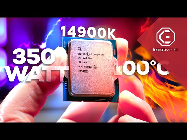 Intel Core i9 14900K! DAS RIESEN PROBLEM, das viele Leute haben werden! 350 Watt und 100°C!