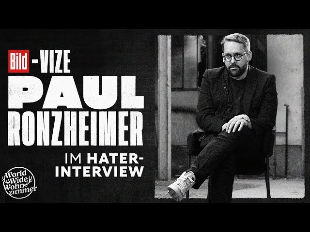 BILD-Vize Paul Ronzheimer im Hater-Interview | Ich hate da mal eine Frage