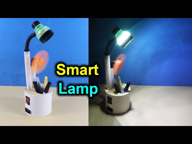 How to Make Table Lamp at Home । Homemade Table Lamp । 2021