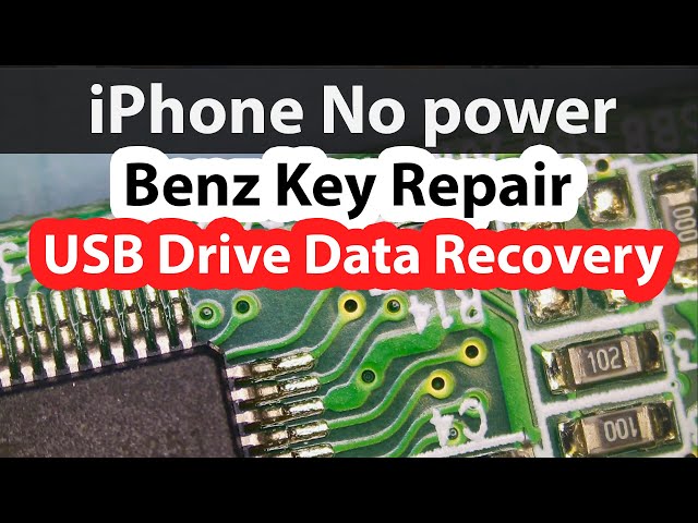 Iphone No power, Benz key repair & USB Flash Drive Data Recovery + other mail-ins