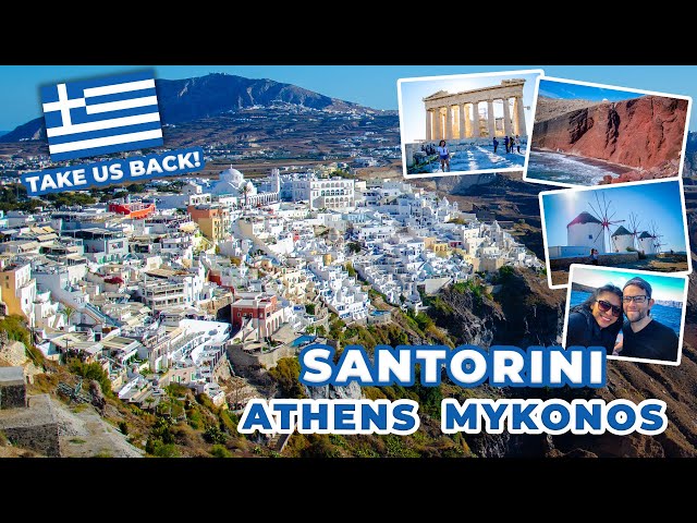 The Best Trip To Greece - SANTORINI, MYKONOS & ATHENS!