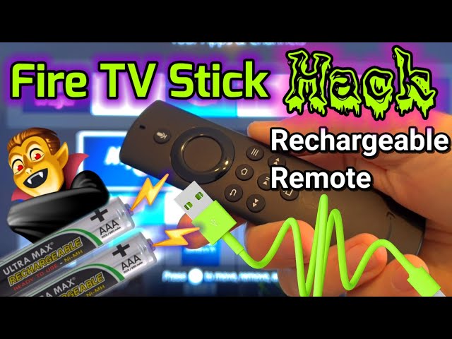 Rechargeable Amazon Fire stick remote USB Hack Mod #ElectronicsCreators