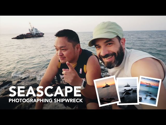 Seascape Photography + Sample photos - 4 Photographers Shoot Shipwreck - Canon M6 10-18mm lens Video