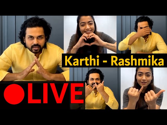 🔴 LIVE | Karthi - Rashmika | Sulthan Success Meet