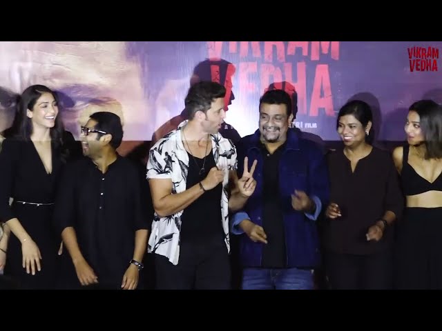 Exclusive ! Hrithik Roshan graced the film's trailer launch event in Mumbai | Vikram Vedha Trailer