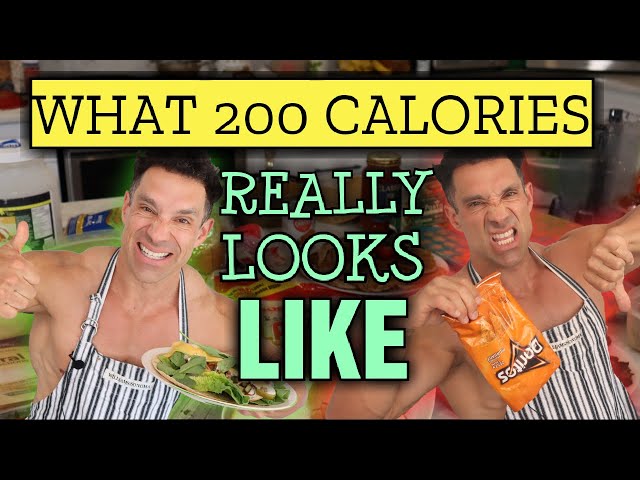 LIFE HACK || MEAL SIZES EXAMPLES || Comparing 200 Calorie Meals || Eat THIS not THAT!!!