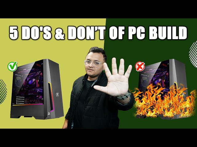 5 PRO PC building tips for NOOBs in 2021 | ANT PC | Built By Experts