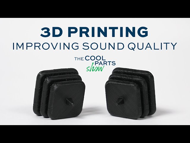 3D Printed Ductile Spikes for Better Sound Quality | The Cool Parts Show Bonus