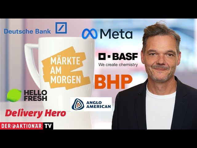 Märkte am Morgen: Meta, Tesla, Deutsche Bank, BASF, BHP, Anglo American, Delivery Hero, HelloFresh