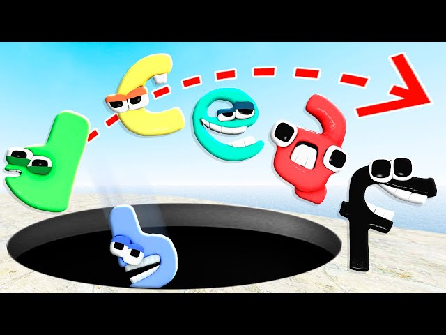 Who has the Longest Jump? Baby Alphabet Lore Letters