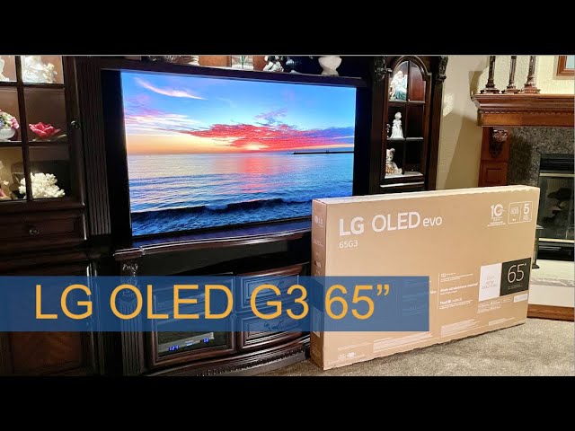 LG OLED G3 65" Unboxing, Installation, Setup, and Demos! All New G Series for 2023!