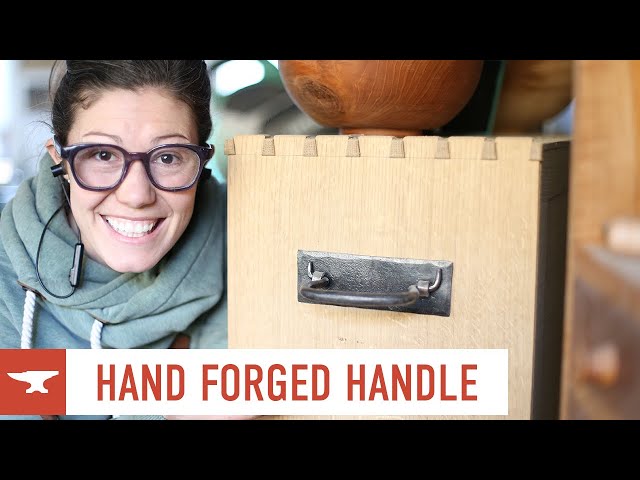 Hand Forged Chest Handles // Blacksmithing & Woodworking