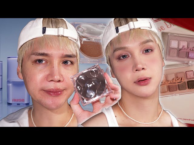 Okay let's get back to K-beauty LOL 😇 (trying new Korean makeup)