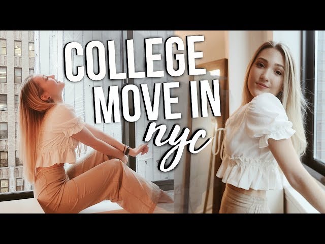 COLLEGE MOVE IN VLOG NYC! Moving to NYC Senior Year of College!