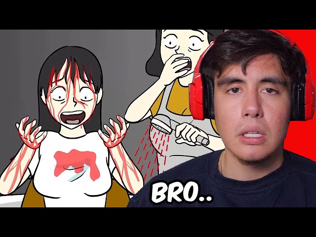 Reacting To Scary Animations While I'm Sick (It Made Me More Sick)