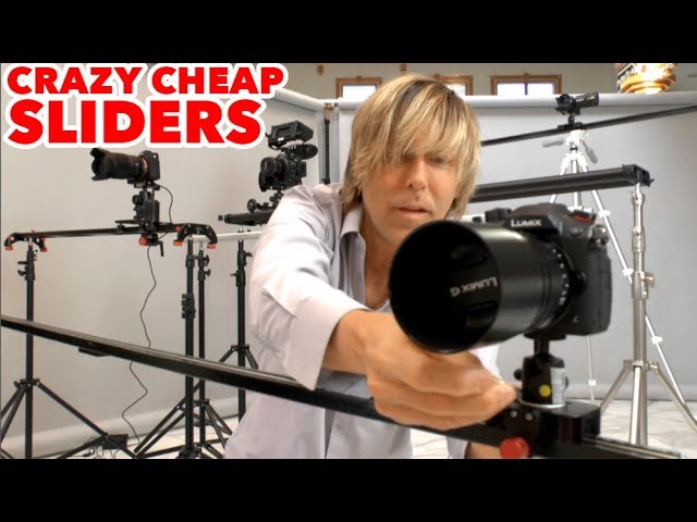 Crazy Cheap Camera Slider DIY Ideas- wacky but they WORK