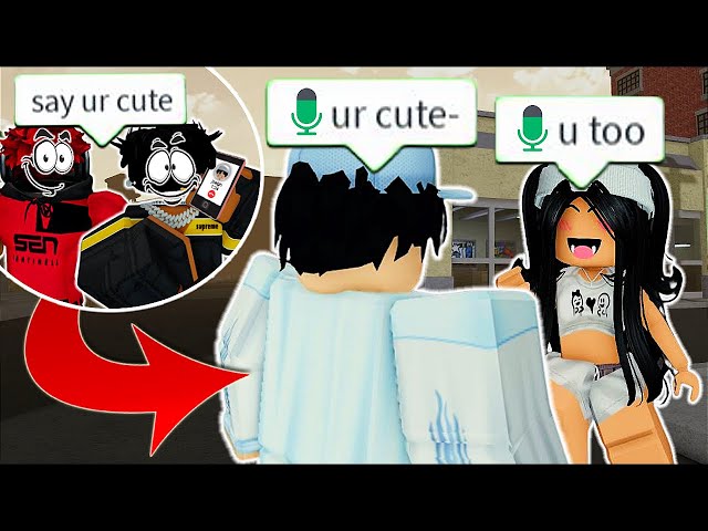 Roblox Da Hood VOICE CHAT... But my friends tell me what to say!