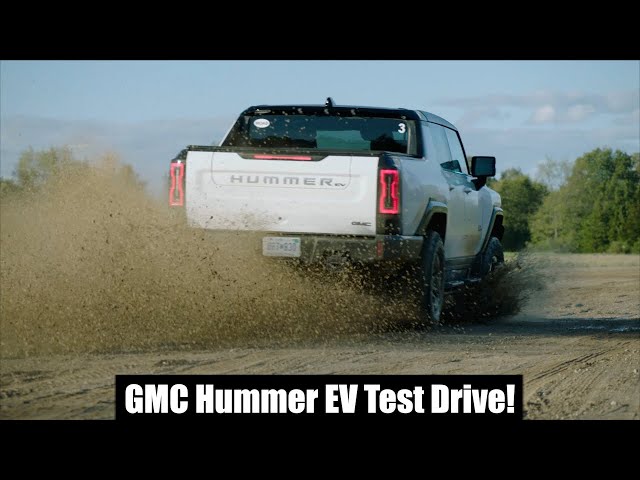 My First Test Drive in the GMC Hummer EV!