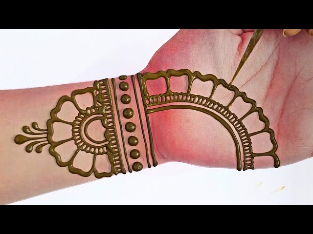 Latest Easy dotted Mehandi Designs Trick | Stylish Mehndi design| Simple mehndi | Henna design