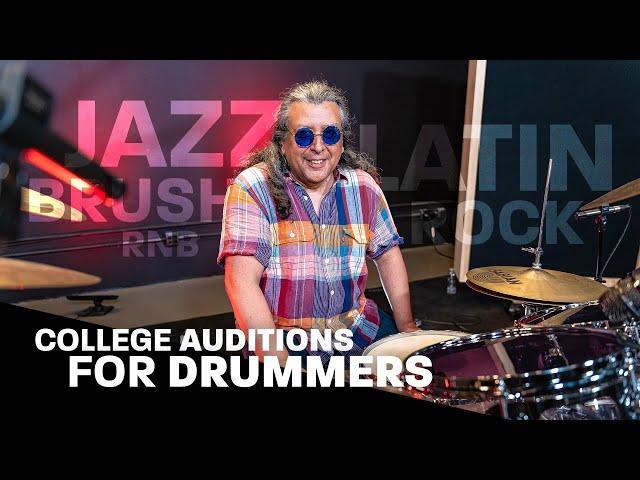 Various Styles For College Drum Auditions, by Al Velasquez (Lesson 1 of 4)